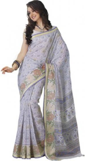 Sudarshan Silks Solid Cotton Sari
